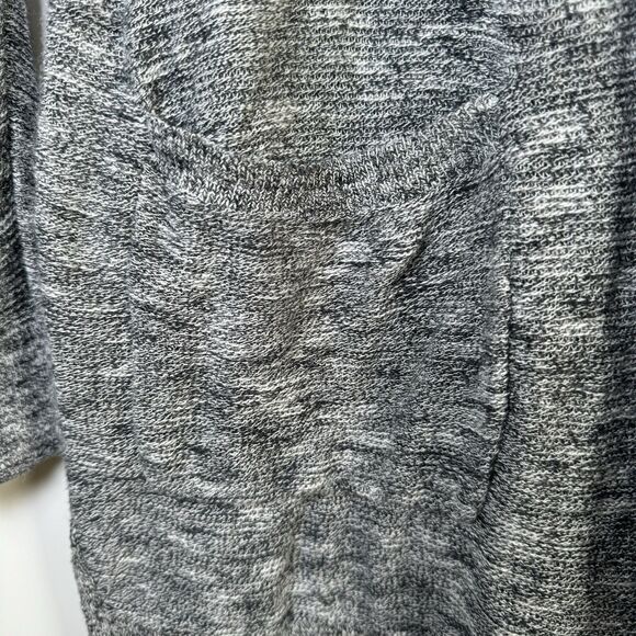 Marine Layer Womens Small Gray Marled Open Front Cardigan Sweater Cotton Casual - Picture 4 of 11